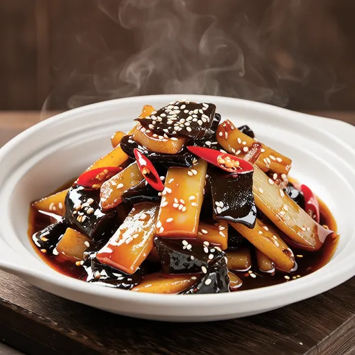 Spicy Stir-fried Konjac and Daikon