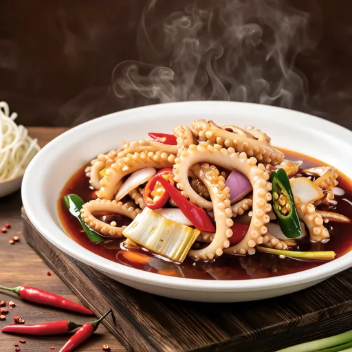 Spicy Stir-fried Squid