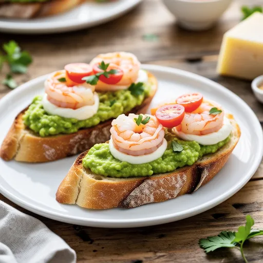Shrimp Avocado Toast