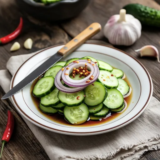 Cucumber Salad with Tangy Dressing