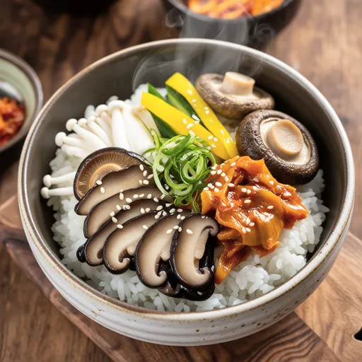 Assorted Mushroom Rice Bowl