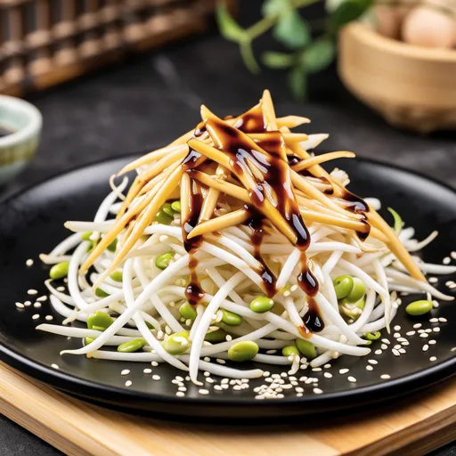 Bean Sprout and Chikuwa Wasabi Salad