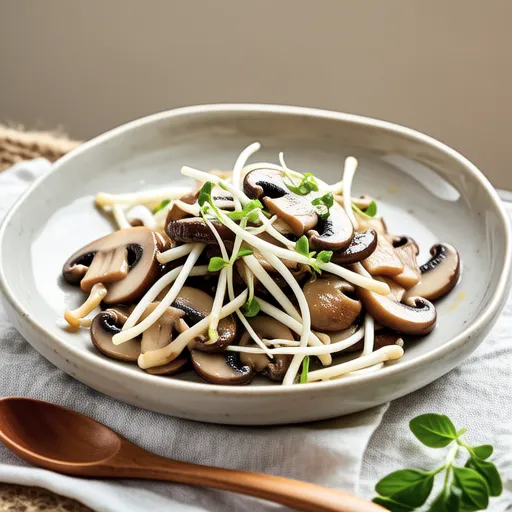 Eringi and Bean Sprout Oyster Mayo Mix