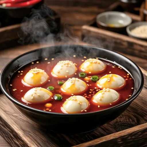 Spicy Red Sauce Braised Eggs