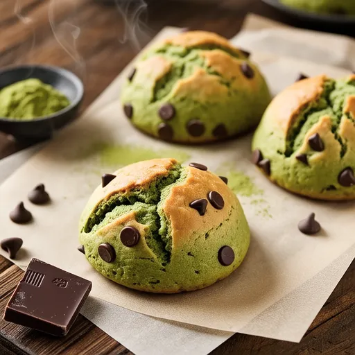 Matcha Scones Using Air Fryer