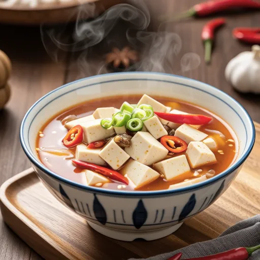 Dried Pollack Tofu Radish Soup