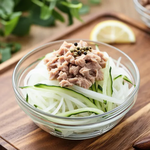 Daikon and Tuna French Salad