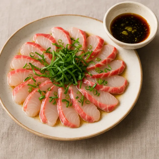 鯛のカルパッチョ